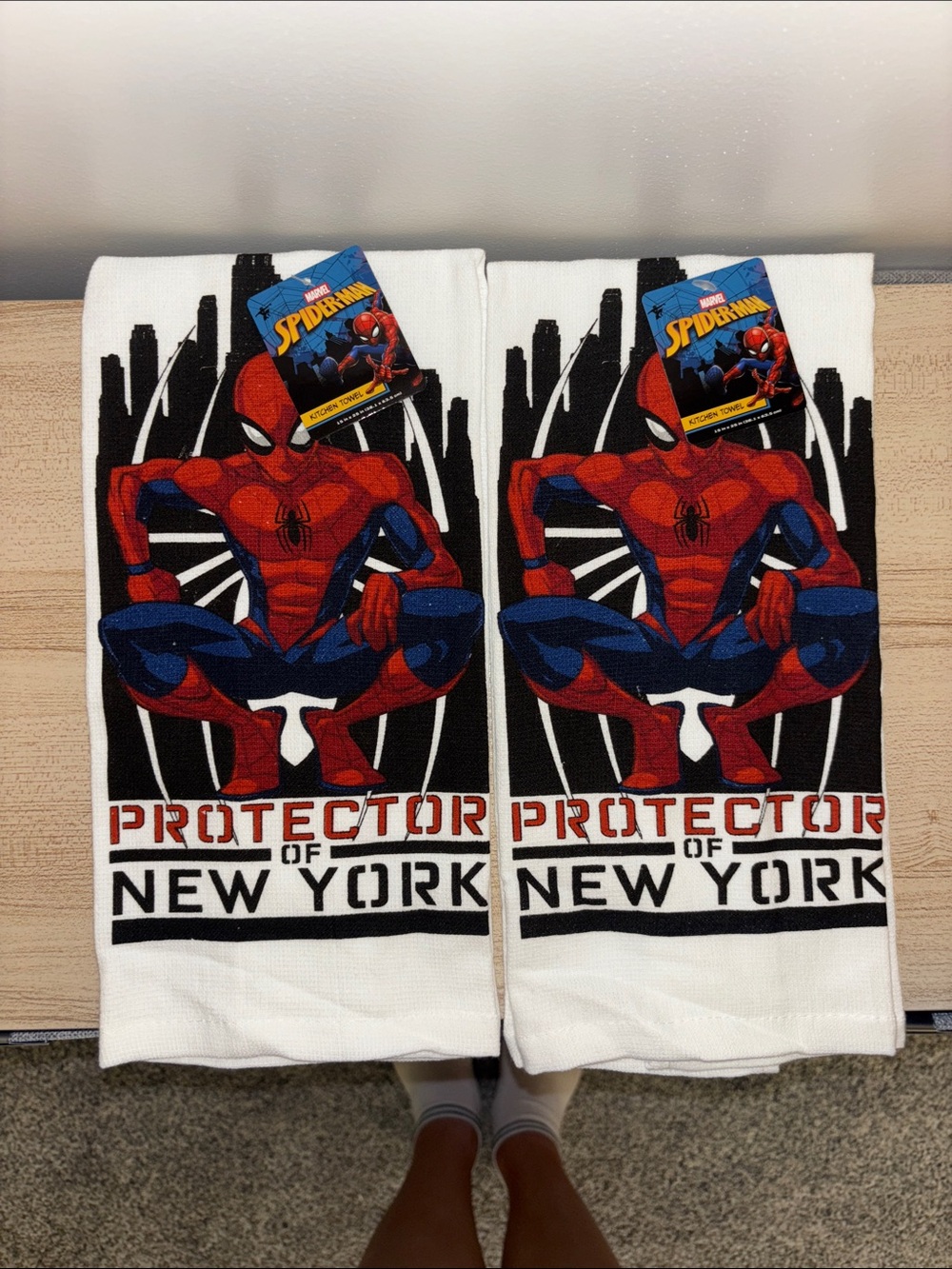 2 Spider-Man Kitchen Towels 💙❤️